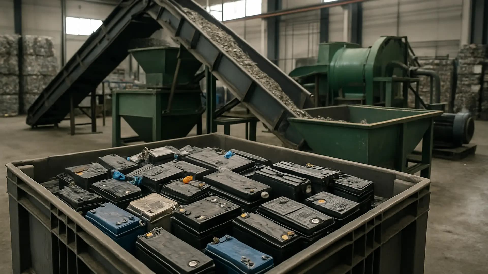 Battery Recycling & E-Waste Processing